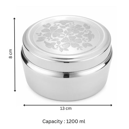 Cutlux Stainless Steel Kitchen Storage Container (1200 ml)