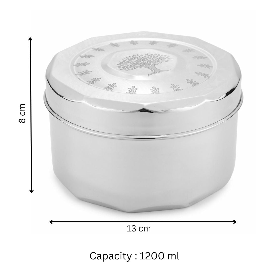 Cutlux Stainless Steel Kitchen Storage Container (1200 ml)