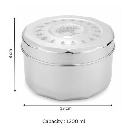 Cutlux Stainless Steel Kitchen Storage Container (1200 ml)