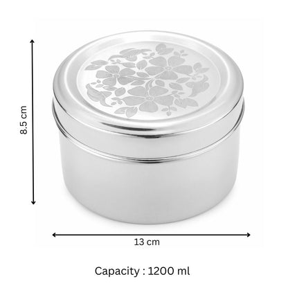 Cutlux Stainless Steel Kitchen Storage Container (1200 ml)