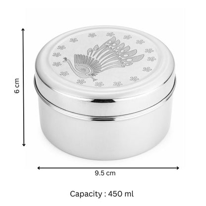 Cutlux Stainless Steel Kitchen Storage Container (450 ml)