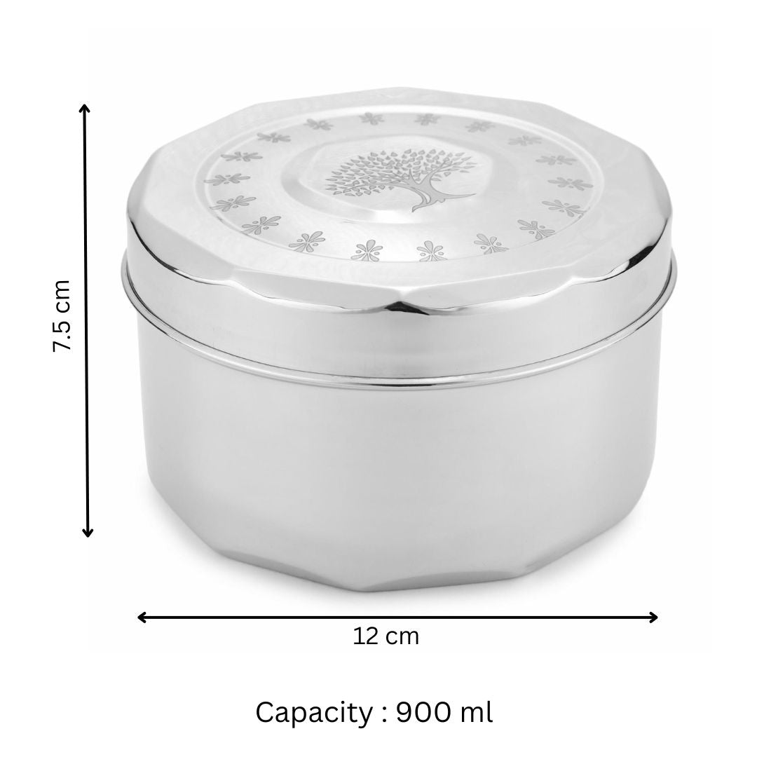 Cutlux Stainless Steel Kitchen Storage Container (900 ml)