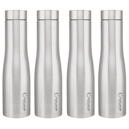 Cutlux 1000ml 4 Piece Multipurpose Stainless Steel Water Bottle (Shrine)