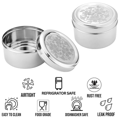 Cutlux Stainless Steel Kitchen Storage Container (550 ml)