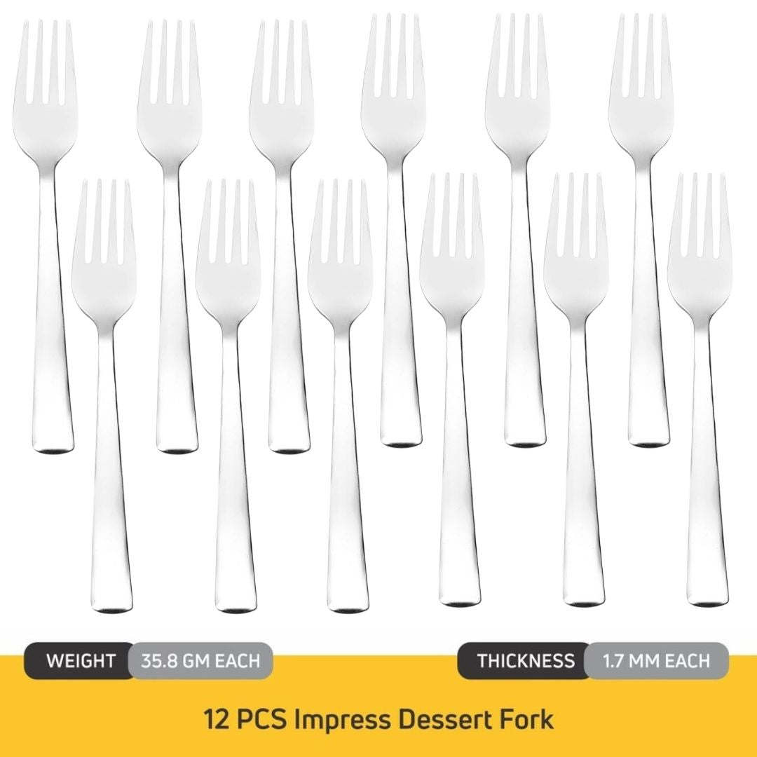 Cutlux Stainless Steel Table Forks Set for Home & Kitchen